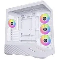 Vector V100R, Tower-Gehäuse weiß, Tempered Glass x 2