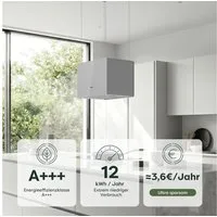 CIARRA Inselhaube 48 cm A+++ 700 m³/h hohe Saugleistung WIFI-APP Touch Control CBCS4850 48 cm A+++ 700 m³/h hohe Saugleistung WIFI-APP Touch Control CBCS4850, Leise Dunstabzugshaube freihängend Umluft Inkl. BOOST 4 Stufen mit LED