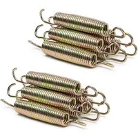 KIDUKU Trampolinsprungfeder Trampolin Ersatzfedern Länge 145mm (6 St), für Ø240 244 305 366 bis 427cm