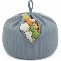 FAVRE Sitzsack Kinder Aufbewahrungshülle für Spielzeug und Kuscheltiere 85x85x50 cm