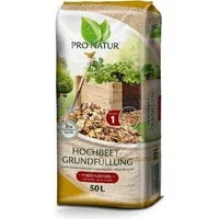 Pro Natur Pflanzerde Pro Natur Hochbeet-Grundfüllung 50l