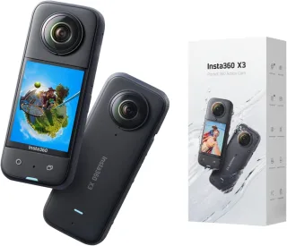 Insta360 X3 [360°Actionkamera 18MP CMOS 229" Touch] schwarz