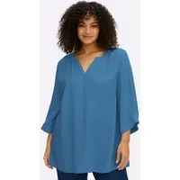 Sheego Klassische Bluse Tunika 3/4-Arm