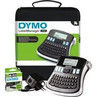 LabelManager 210D+ im Koffer, Beschriftungsgerät schwarz/silber, mit QWERTZ-Tastatur, S0964070