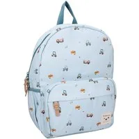 Kidzroom Kinderrucksack Rucksack Little Story blau mit Doppelreißverschluss