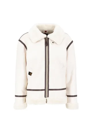 B-3 Faux Leather Bomber Jacket