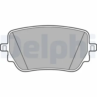 Delphi Bremsbel?ge hinten Mercedes A-Klasse B-Klasse Cla Gla Glb LP3439