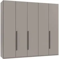 Wimex Drehtürenschrank Kleiderschrank London, in den Breiten 180cm, 225cm oder 270cm (mit verschiedenen Griffen in goldfarben, silberfarben oder schwarz) wahlweise mit Basic- oder Premium-Ausstattung erhältlich