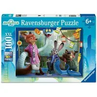 Ravensburger Puzzle Kinderpuzzle 100 XXL Teile - Zurück in Zoomania, Puzzleteile