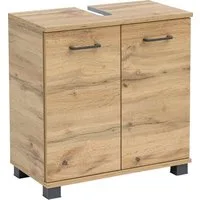 Schildmeyer Waschbeckenunterschrank Nora, Waschbeckenunterschrank, Made in Germany, B: 60 cm Solide Verarbeitung - Dieses Produkt ist in Deutschland gefertigt