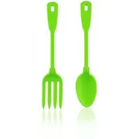 Kochblume Salatbesteck Löffel-Gabel (2-tlg)