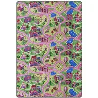 Primaflor-Ideen in Textil Kinderteppich Spielteppich SWEET CITY, Made in Belgium, rechteckig, Höhe: 5 mm, Straßen-Teppich, Straßenbreite ca. 9 cm, Kinderzimmer