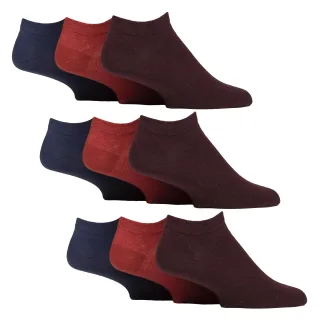 9er Pack Herren Diabetiker Sportsocken | Nicht-elastische extra breite Knöchelsocken
