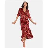 Threadbare Sommerkleid THB Lizzle Printed Smock (1-tlg) mit Volants