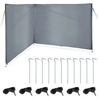 relaxdays Sichtschutzfächer Sicht- und Windschutz 4 Meter