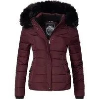 Navahoo Steppjacke Miamor hochwertige Winterjacke m. voluminöser Kunstpelz-Kapuze