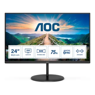 AOC Q24V4EA Monitor 60.5cm (23.8") WQHD | q24v4ea | IPS - 4ms