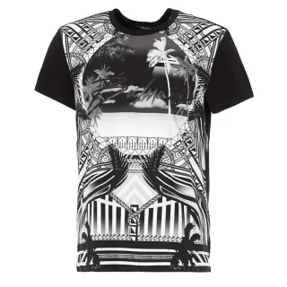 Schwarzes T-shirt Mit Balmain Resort-logo