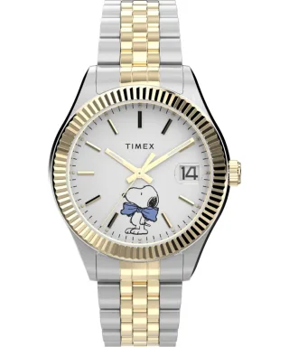 Timex Peanuts Legacy Bowtie Mehrfarbig Damen Armbanduhr TW2Y11100