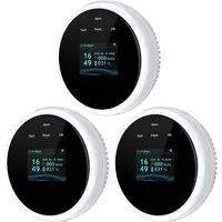 Athlix Wifi Gas Melder Detektor LED Anzeige APP Kontrolle Gasmelder (LCD, für Erdgas, Methan, Flüssiggas (LPG)