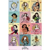 Grupo Erik Poster Disney Princess Poster Brush Strokes 61 x 91,5 cm