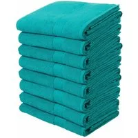 OTTO home Handtücher Juna, als Set und Serie erhältlich, 8 Handtücher, 50x100cm, Walkfrottier (8-St), 8-tlg. Handtuch-Set, 100% Baumwolle, mit Bordüre, Uni-Farben, weich
