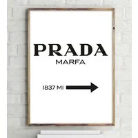 Close Up Poster Prada Marfa Kunstdruck 1837 Miles 30 x 40 cm