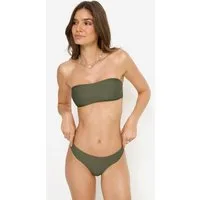 LSCN by LASCANA Bandeau-Bikini-Top Gina, in trendiger Uni-Farbe