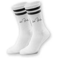 Youth Designz Tennissocken Unisex Socken "Heartbeat Pferd" Aufdruck lustig Geschenk Statement mit verstärkter Verse und Zehenbereich