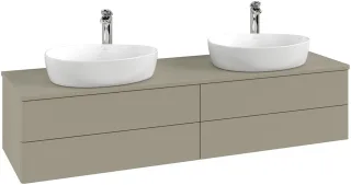 Villeroy & Boch Waschtischunterschrank Antao L28_5 1600x360x500mm mit Beleuchtung mit Struktur FK/AP L28150GK