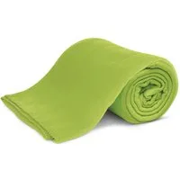 Wohndecke Polar-Fleece mit Antipilling, ca. 420g, 130x160 cm, KiGATEX, Ziersticheinfassung