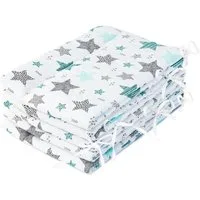 Amilian Bettnestchen Bettumrandung (Made in EU) 420x30 cm - für Babybett 140x70 cm geeignet, (140 x 70 cm geeignet (rundherum) mit Kantenschutz, Nestchen), Umrandungen