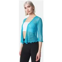 ikat Bolero IKA01 (Sommerlicher angenehm leichter Damen Bolero mit 3/4 Arm)