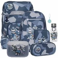 Beckmann Schulranzen Classic (8tlg., inkl. Trinkflasche und Lunchbox)