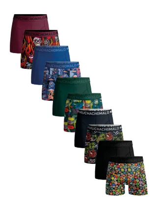 Muchachomalo Herren Boxer Shorts - 10er Pack - Herren Unterwäsche