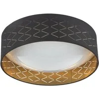 GLOBO LIGHTING LED Deckenleuchte CLARKE, LED fest integriert, Warmweiß, Deckenlampe, Wohnzimmer, Design Leuchte
