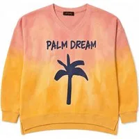 Miss Goodlife Sweatshirt MG11681 V-Neck Palmtree Batik