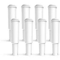 Comedes Wasserfilter Comedes 8er Set ähnlich wie Jura Claris White, Zubehör für ähnlich wie Jura Claris White 68739, Jura Claris White 60209, Jura Claris White 62911, passend für Jura Impressa Serien E, J, S, X, X, Z