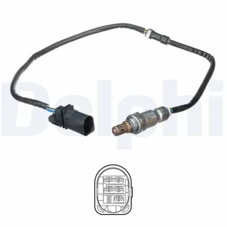 Delphi Lambdasonde vor Katalysator Audi Seat Skoda VW ES21091-12B1