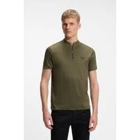 BOSS GREEN Poloshirt Porsche Spirit 70 Capsule Collection Premium Herrenmode Innovative Geruchskontroll-Technologie HEIQ MINT