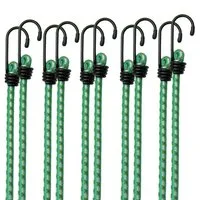 monzana Spanngurt Deuba (10-St) 10x Spanngummi Set Metallhaken 61cm Expander Gepäckspanner Universal