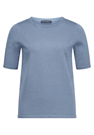 Betty Barclay - Strickpullover mit 1/2-Arm blau - Gr. - 38