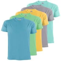 ALPIDEX Rundhalsshirt ALPIDEX T-Shirts Herren 5er Set Rundhals – in vielen Farben & Größen