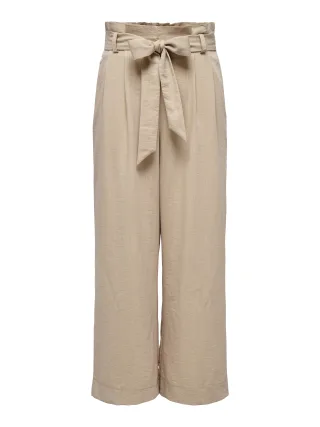ONLY - ONLMARSA SOLID PAPERBAG PANT WVN NOOS - Gr. - L
