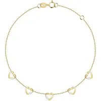 CHRIST Goldarmband CHRIST Damen-Armband 585er Weißgold Herz, modern
