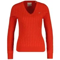 Gant Sweater Damen Strickpullover Baumwolle