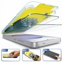 GreenHec Displayschutzglas Panzerfolie Samsung S25 S24 Plus Ultra Displayschutzfolie Glas Schutz für Samsung Galaxy S24, Spar-Set, Handy Display Screen Protector, Schutzglas transparent dünn stoßfest