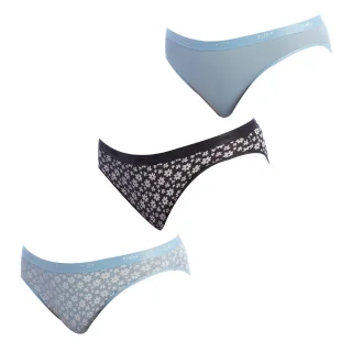 3er-Pack Slips aus Stretch-Baumwolle D4C17 für Damen