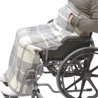 Outdoordecke Rollstuhldecke DECKE für ROLLSTUHL Beindecke Rollstuhlfahrer Kniedecke, Seniori, 1. Grau - Gitter