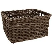 AGU Fahrradkorb FastRider Rattan Weidenkorb Rechteckig 26 Liter